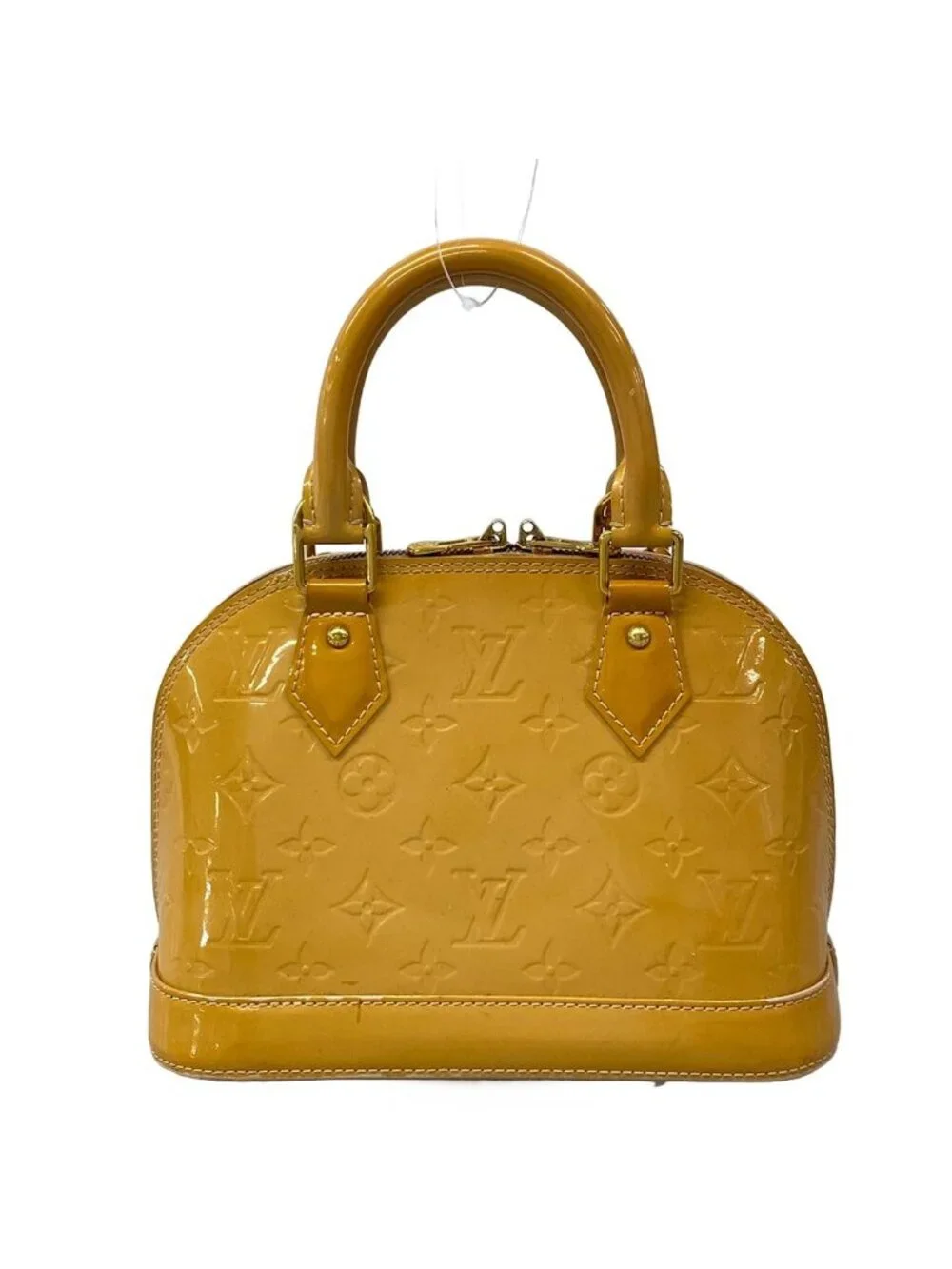 Louis Vuitton Handbag Monogram Vernis Alma BB Rose Florentine Leather